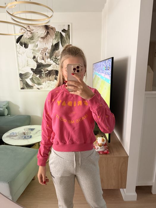 Różowa bluza Plny Lala Friday made me do it XXS