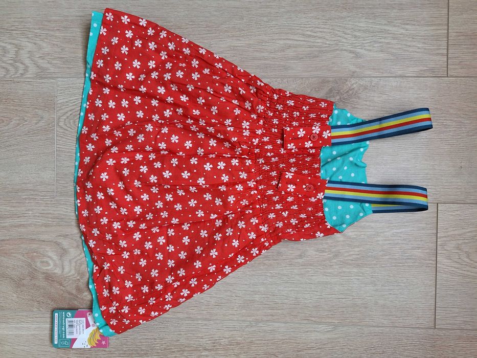 Sukienka dwustronna FRUGI r. 98/104 (3-4 lata) - NOWA