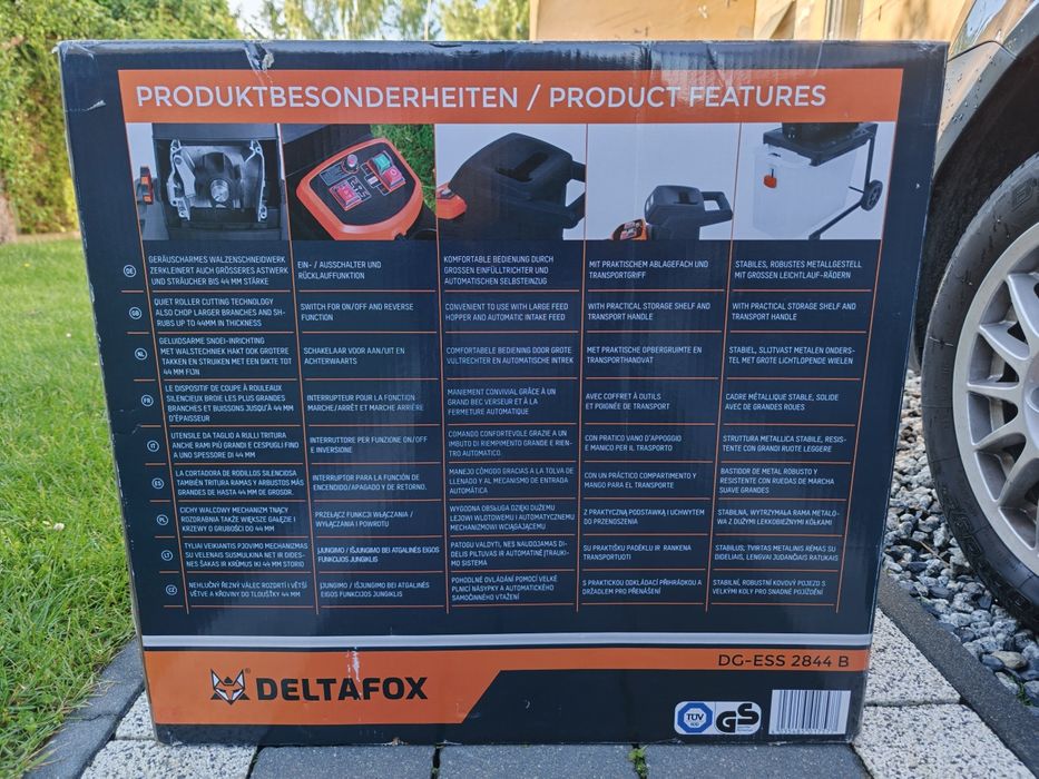 Rozdrabniacz do gałęzi 2800W Deltafox