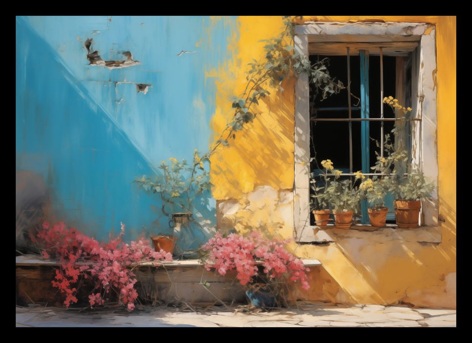 Plakat 29,7x21cm Słoneczna Ulica