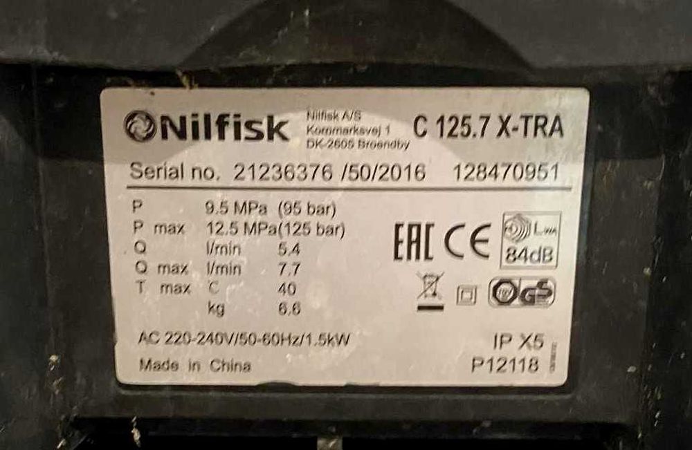 Myjka Nilfisk C125.7 [uszkodzona]