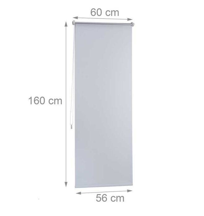 Roleta okienna termoizolacyjna biała 60x160