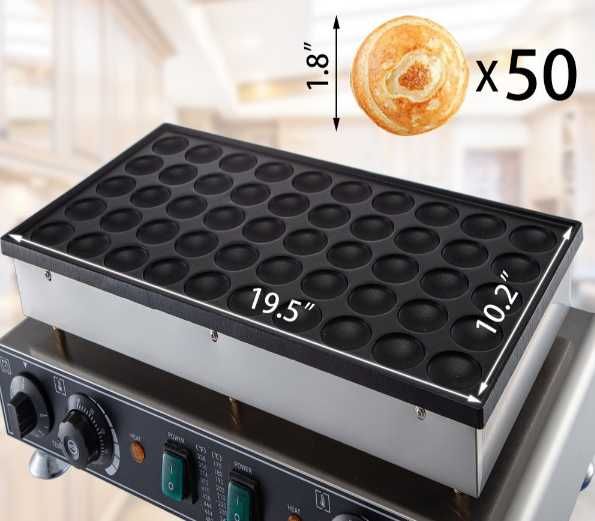 Profesjonalna Maszyna do mini naleśników - Piecz Tradycyjne Przekąski