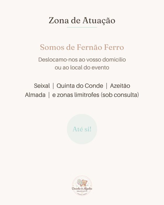Docinho de Algodão - Babysitting em Fernão Ferro (e arredores)