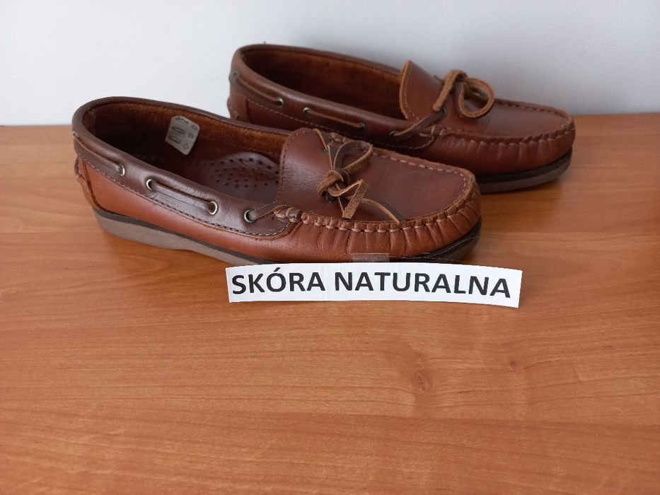 r.37 mokasyny, buty skórzane
