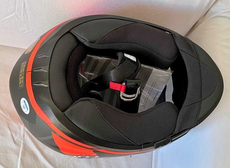 Capacete NOVO HJC i70 Elim Orange (40% DESCONTO) Tamanho M