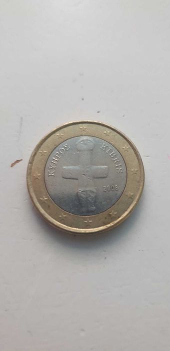 Moeda 1 Euro Chipre 2008