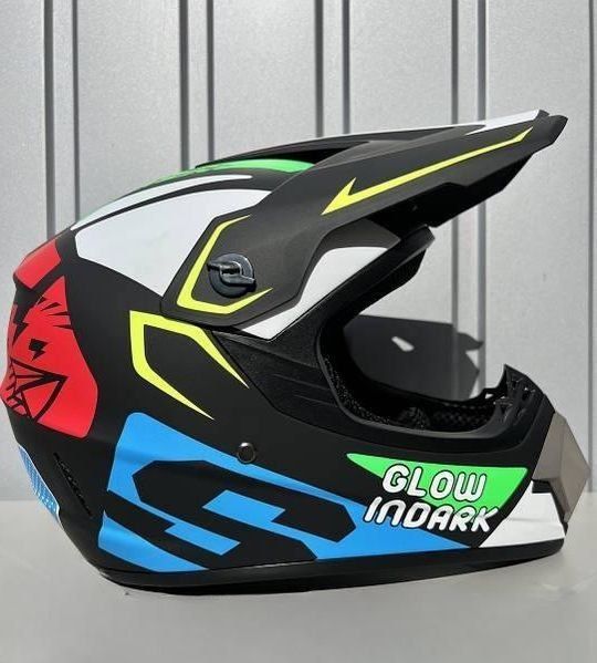 Мото шолом fox racing/эндуро шолом + окуляри