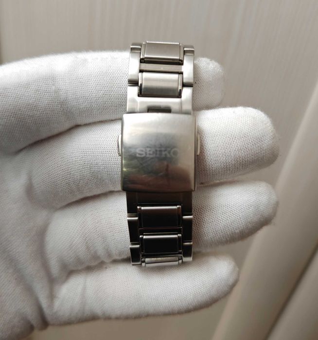 Чоловічий годинник Seiko Velatura Blue SUN011P1 Kinetic Sapphire GMT