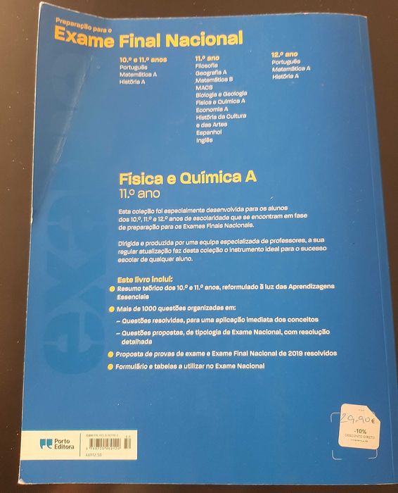 Livro de Preparação para o Exame Nacional - Física e Química A
