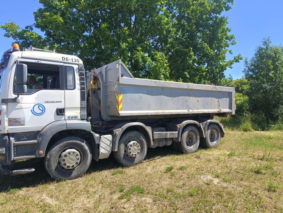 Man390 tga 8x4 hakowie bez kontenera
