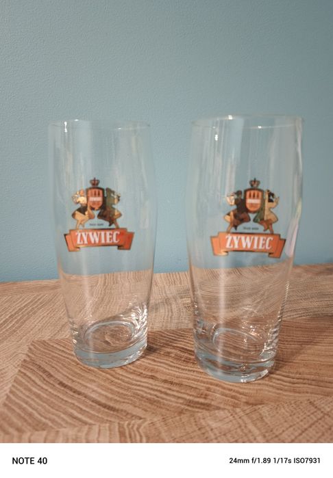 Zestaw 2 kufli z logo Żywiec