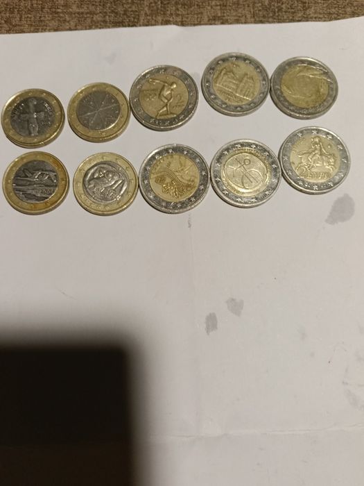 Moedas antigas bem conservadas