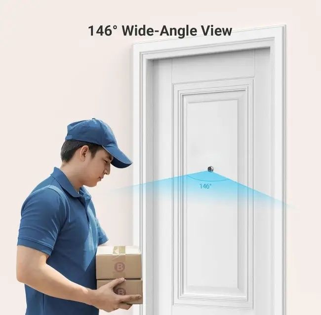 Відеоглазок EZVIZ CP2 1080P з внутрішнім 4.3" дисплеєм