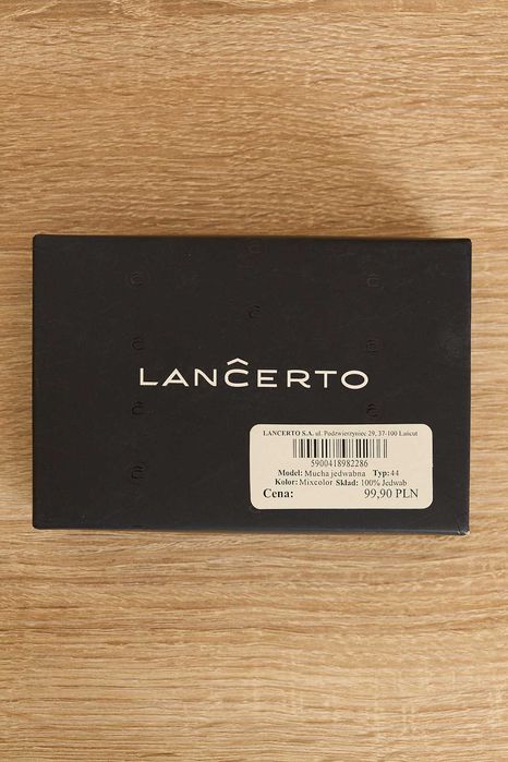 Lancerto Mucha Jedwabna granatowo-niebieska
