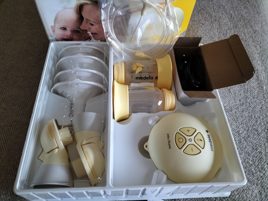 Extrator de leite materno elétrico duplo Medela Swing Maxi Flex
