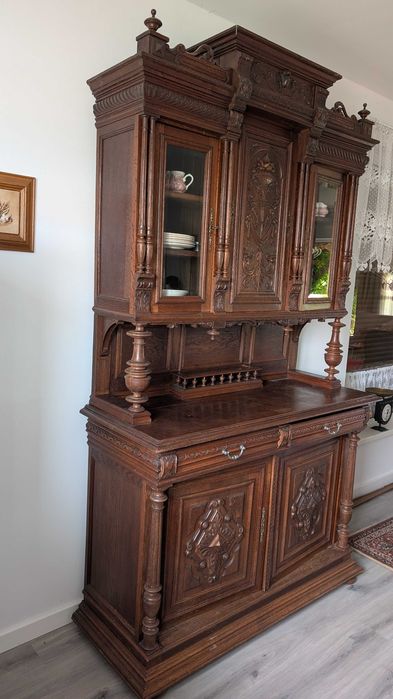 Kredens antyk drewniany