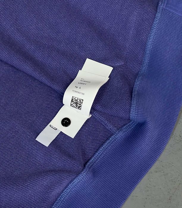Кофта Stone Island Зіп худі Стон Айленд Синя кофта з патчем