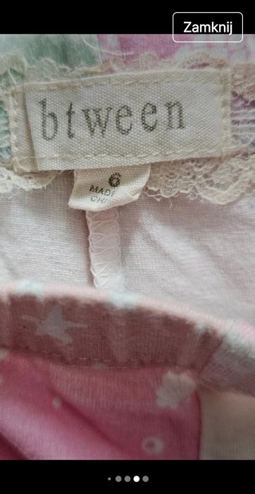 Paczka set 6lat girs usa leginsy szorty tshirt chempion