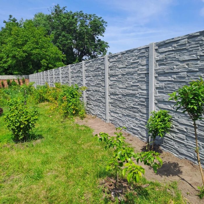 Ogrodzenia betonowe Płyty słupki