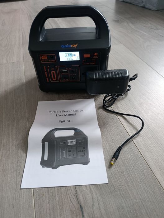 Przenośna stacja zasilania Powerbank Gaiaray 200W UPS LiFePO4 Nowa