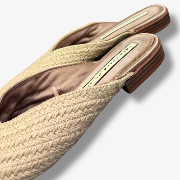 Mules de Ráfia Zara (tamanho 37)