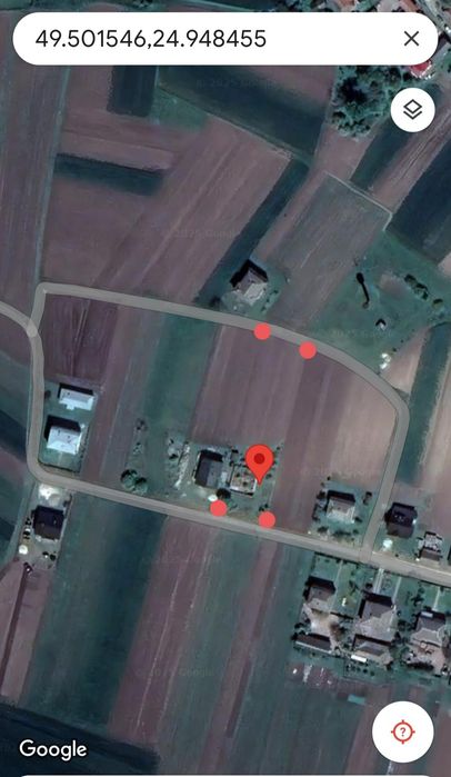 Земельна ділянка Бережани. Бережанський р-н 0.25 га