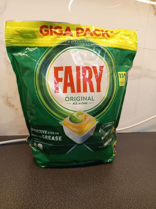 Kapsułki tabletki do zmywarki Fairy  original 116 sztuk mega paka