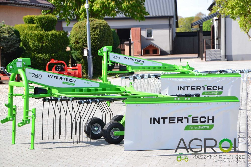 Zgrabiarka jedno karuzelowa INTER-TECH ZKT-3.5m tandem 4.2m KUNH