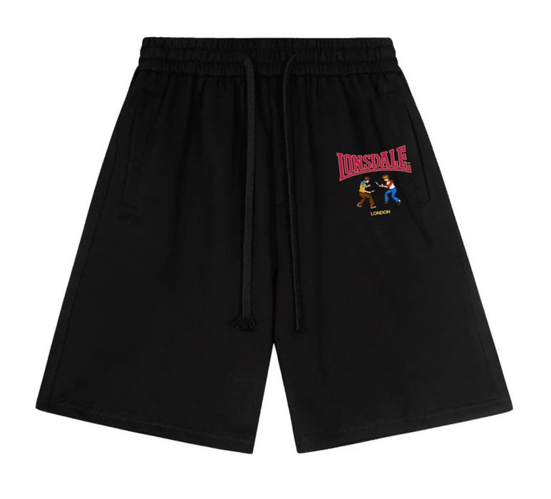 Спортивные шорты Lonsdale London Logo черные лонсдейл Новые модели