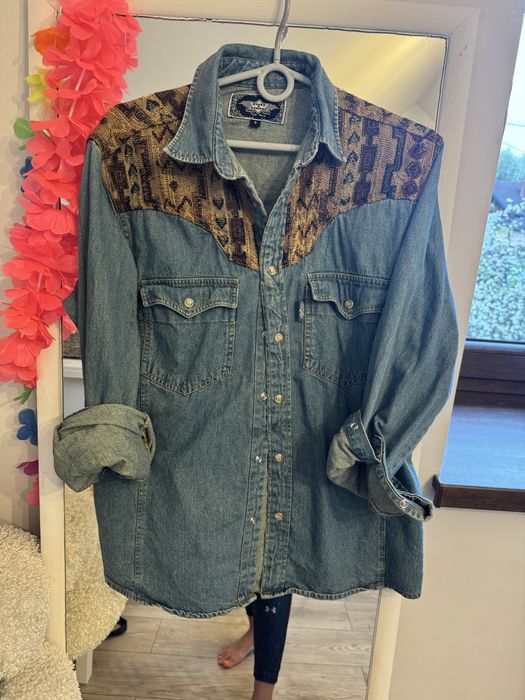 Koszula damska vintage jeans
