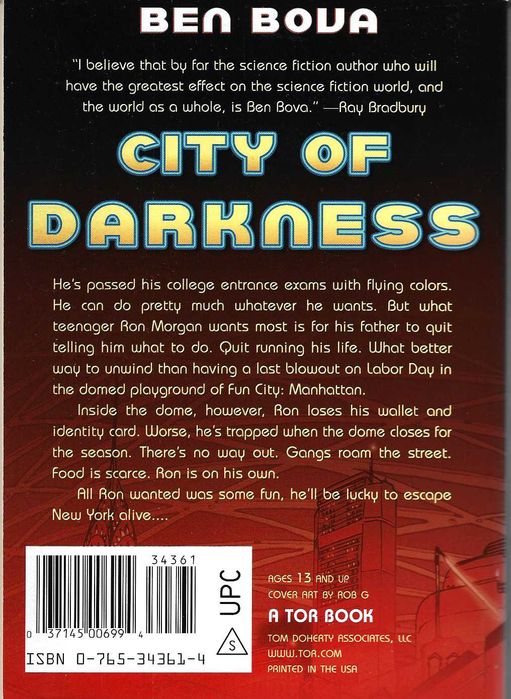 City of Darkness, de Ben Bova