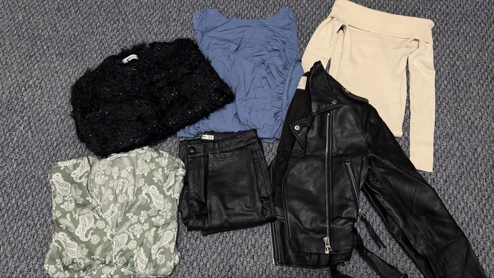 Лот жіночого одягу ZARA, Stradivarius, Bershka