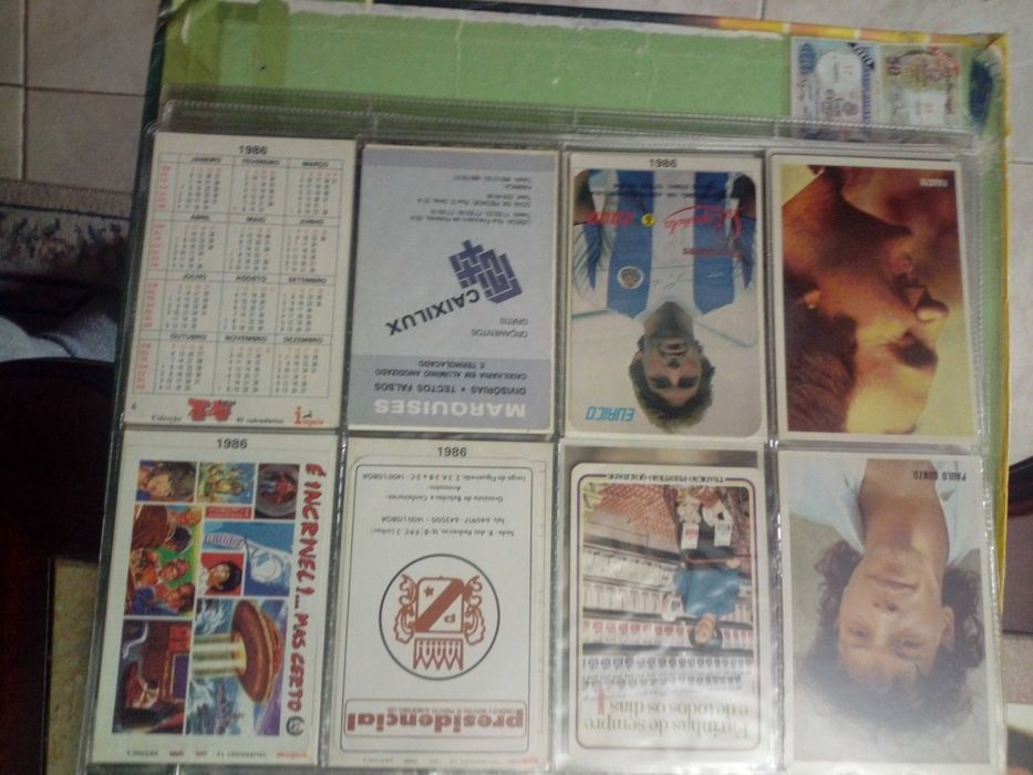 Calendários de coleção vintage