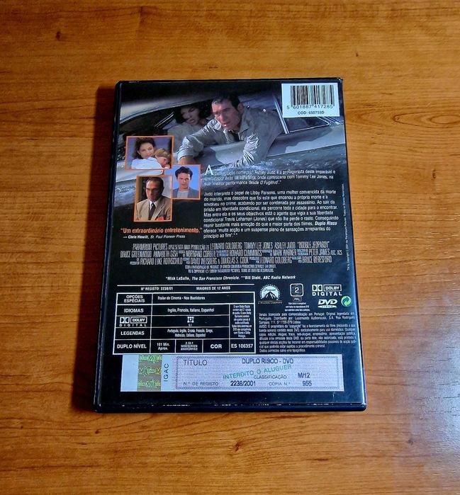 DUPLO RISCO (Tommy Lee Jones/Ashley Judd) A Perseguição começou!