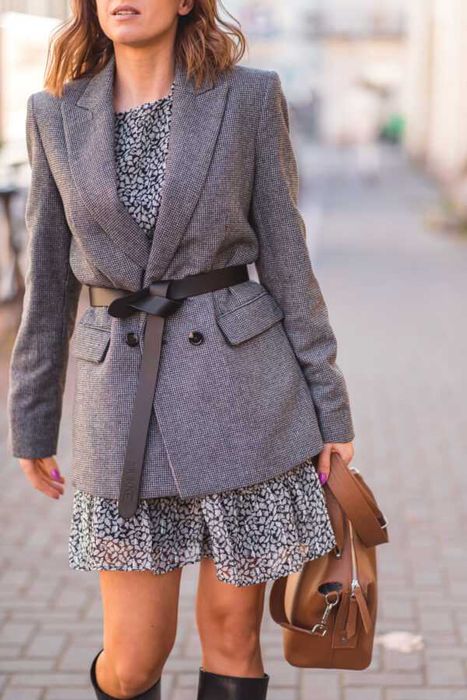 Mukke - skórzany damski pasek w kolorze czarnym