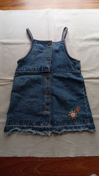 Sukienka na szelkach / sarafan rozm. 80 (12 m.)