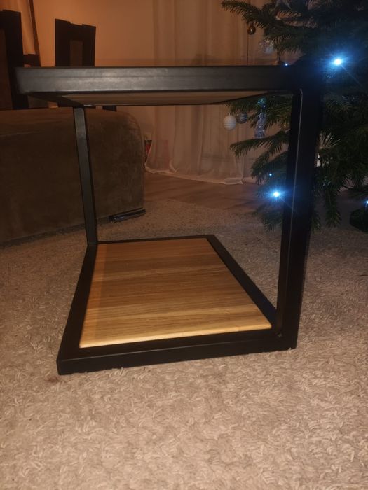 Stolik dębowy kawowy typu loft