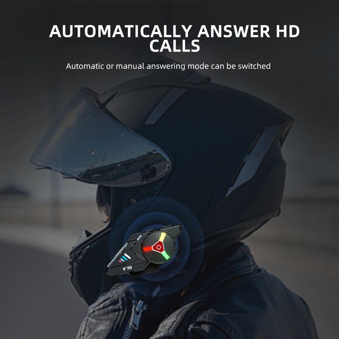 Intercomunicador para capacete de moto bluetooth prova de água NOVO