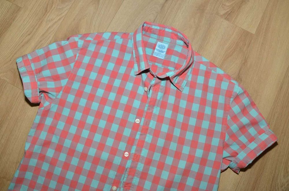 Koszula w kratkę kratę Scotch Soda turkusowa r. S