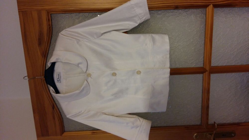 Źakiet biały 38 elegancki