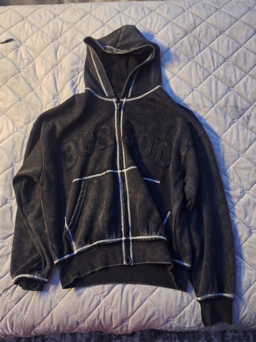 Black zip-hoodie Borsod y2k
