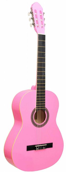 Gitara klasyczna Prima CG-1 3/4 Pink + pokrowiec + tuner + 3 kostki