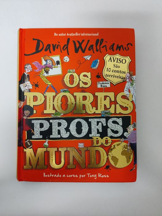 Livro de David Walliams "Os piores profs do mundo"