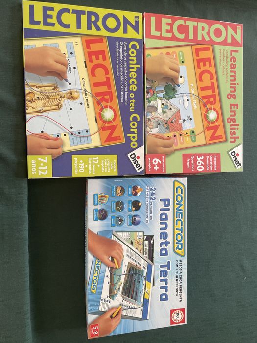 Jogos educativos eletricos para crianças