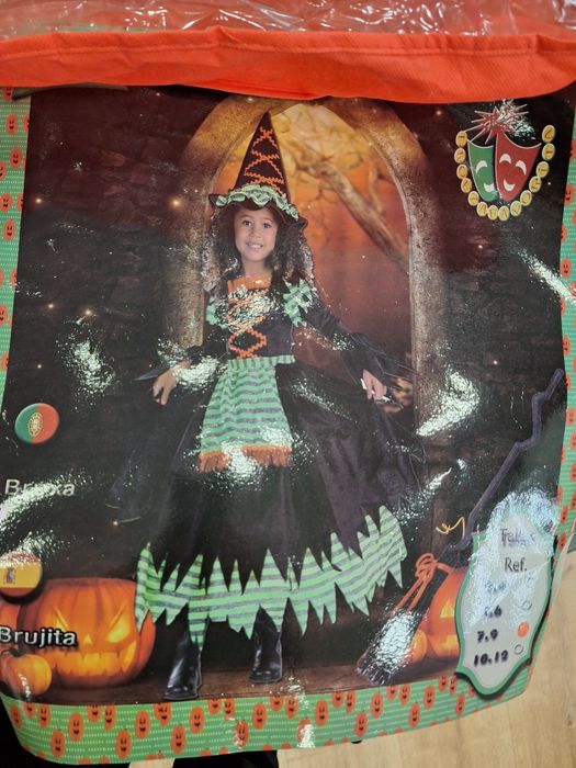 Fato de bruxa Carnaval