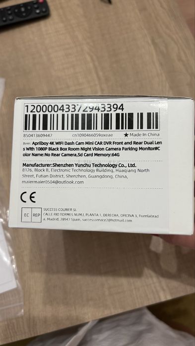 Kamera samochodowa Discovery Car Dash Cam 4K ULTRA HD