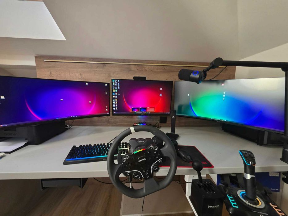 Mocny PC do streamów i gier | RTX 4070 Ti | Moza | Stream Deck