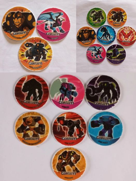 Conjunto Tazos Gormiti