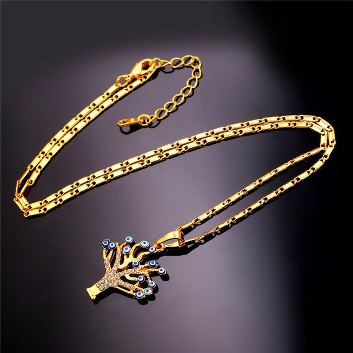 Colar com Pingente banhado a ouro de 18k Exclusivas